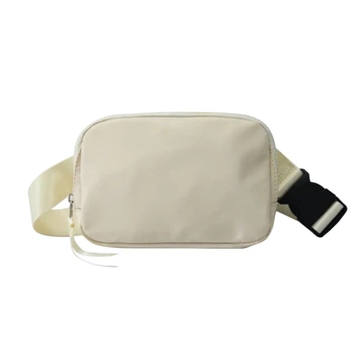 Nylon Belt Bag Cream 