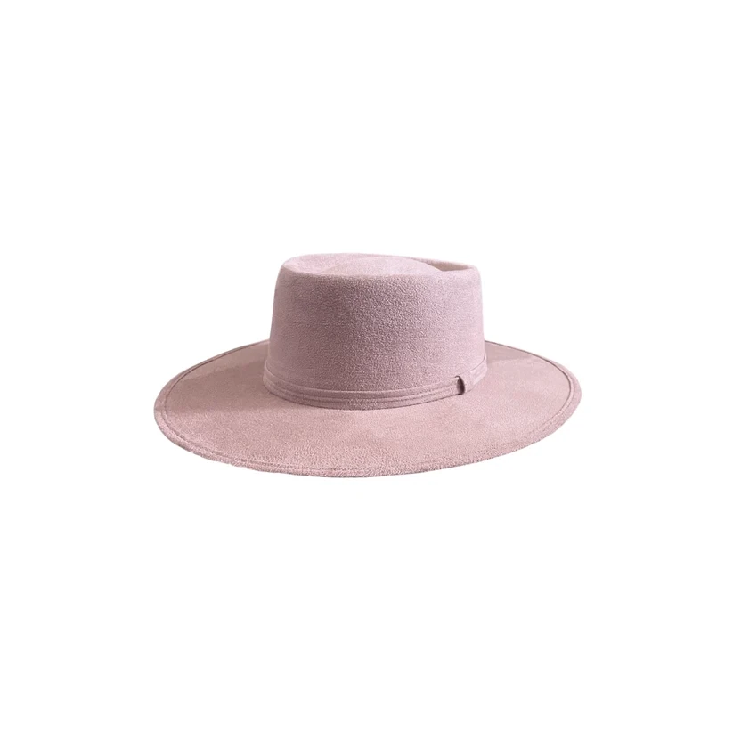 Alex Crown Top Boater - Blush