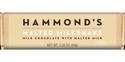 Hammond&#39;s Chocolate Bars Malted Milkshake 