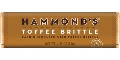 Hammond's Chocolate Bars DARK CHOCOLATE WITH TOFFEE BRITTLE