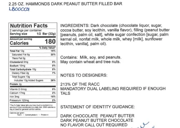 Hammond's Chocolate Bars MORE S'MORES 