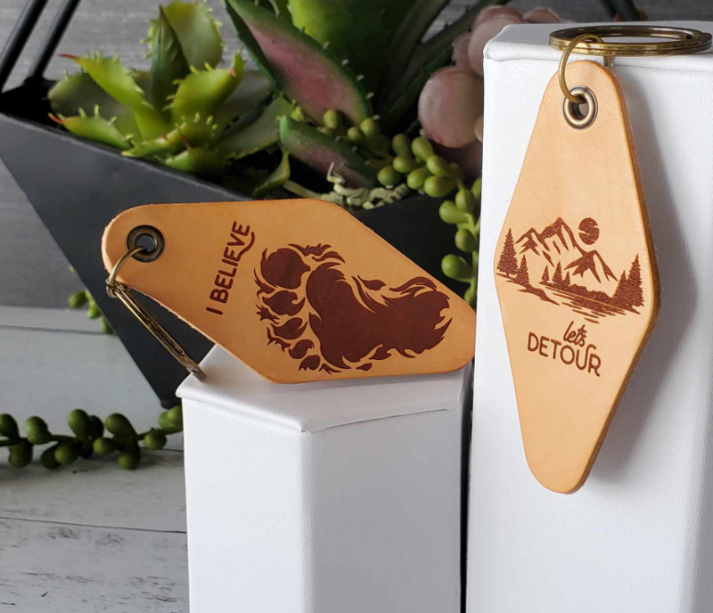 I Believe - Leather Motel Keychain