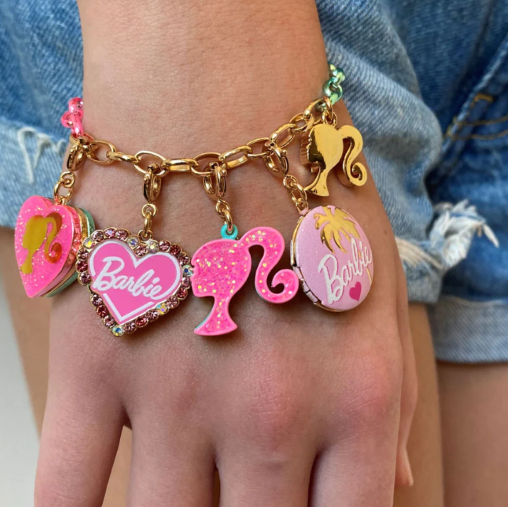 GOLD GLITTER BARBIE CHARM