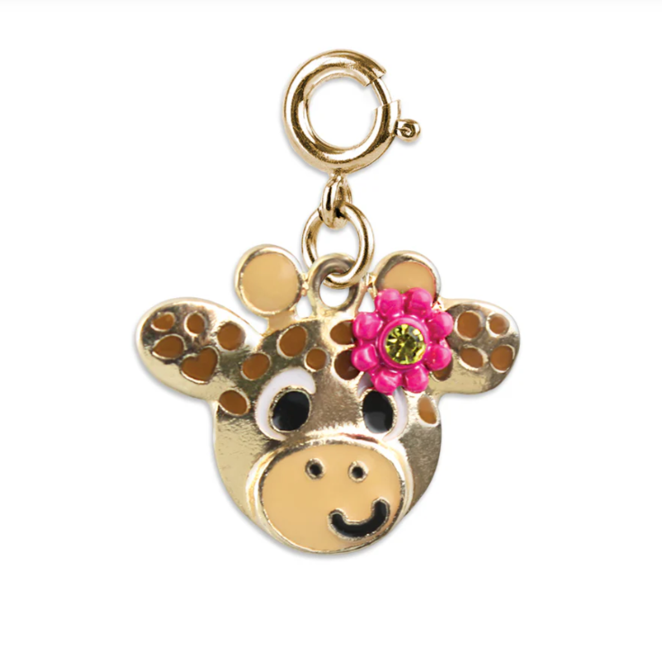 Flower Giraffe Charm