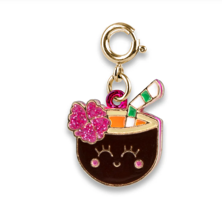 Gold Coconut Drnk Charm