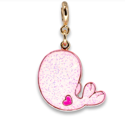 Gold Glitter Seal Charm