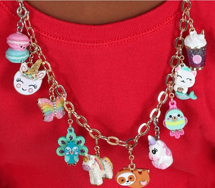 Gold Tropical Bird Charm