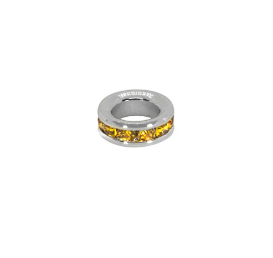 November (Topaz)  White Gold  Mini Birthstone Charm