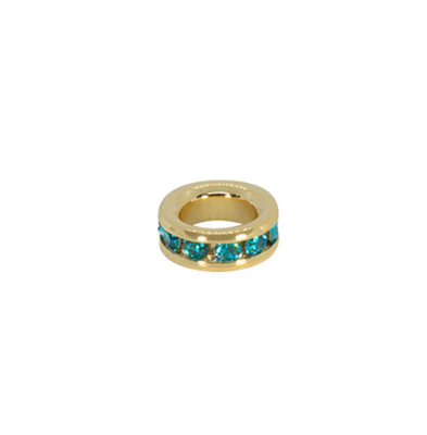 December (Turquoise) Gold Mini Birthstone Charm