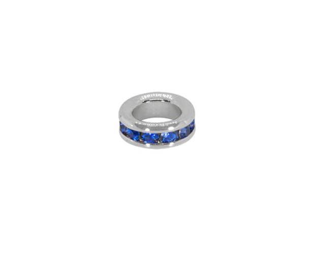 September (Sapphire) White Gold Mini Birthstone Charms