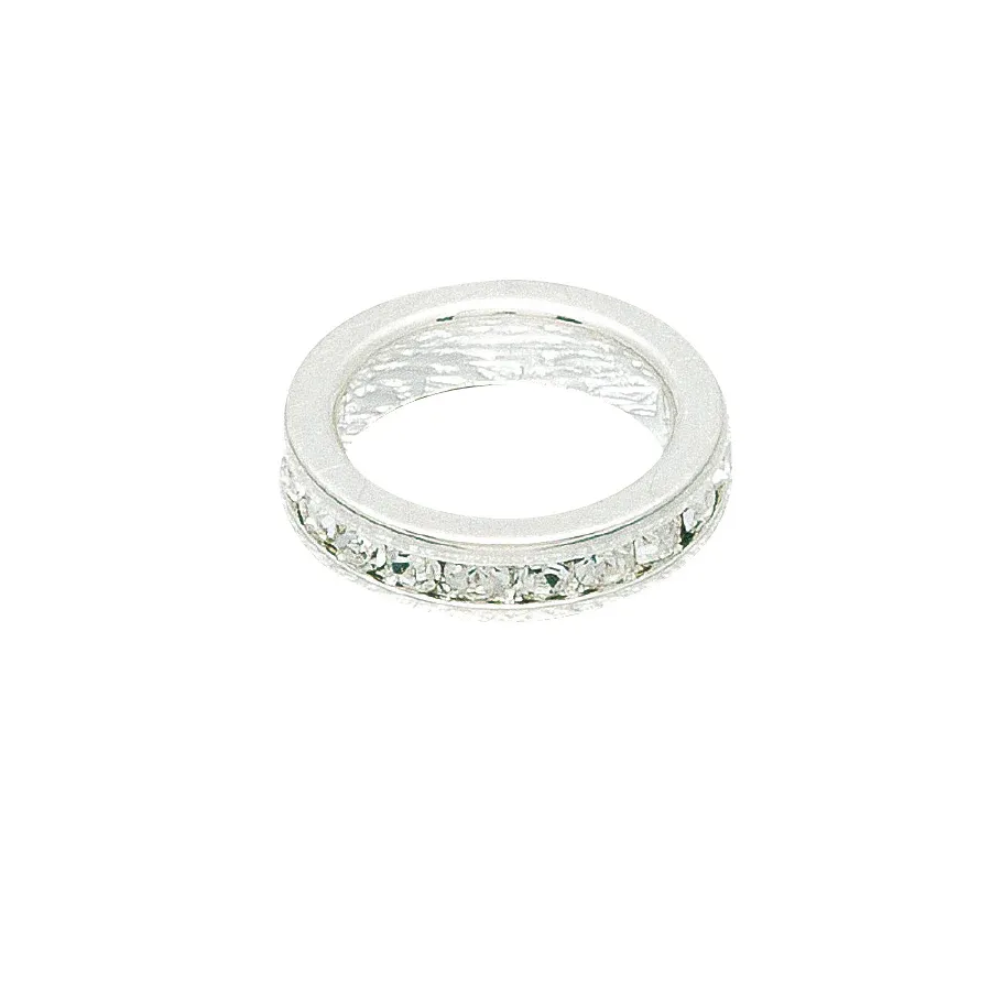 April (Synthetic Diamond) White Gold Original Birthstone Charm