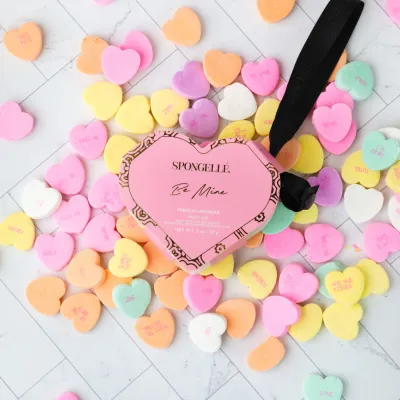 Spongelle Heart Shaped Body Buffer French Lav. 