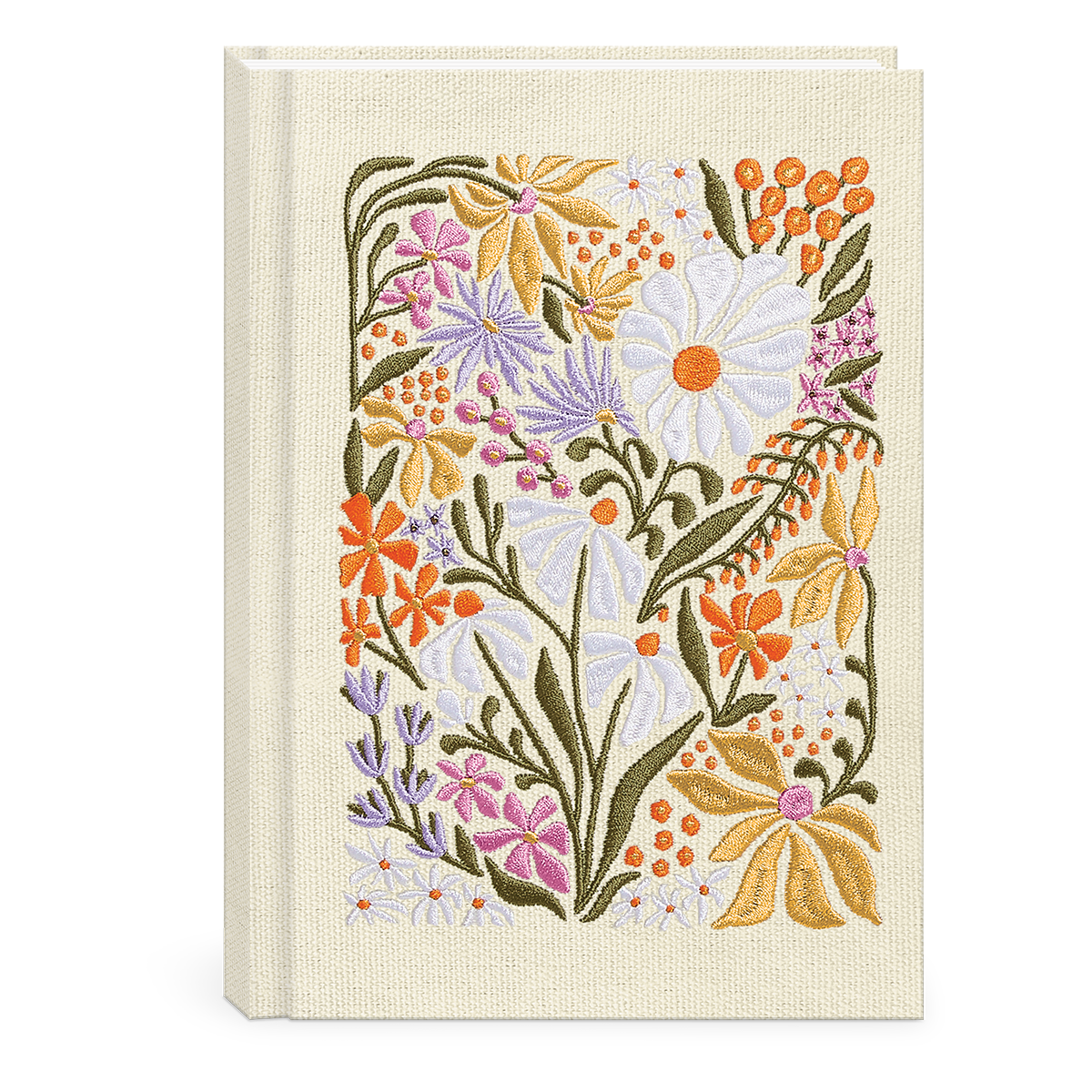 Wildflowers Embroidered HRDCVR Journals 