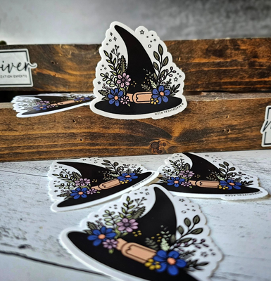 Witch Hat Sticker