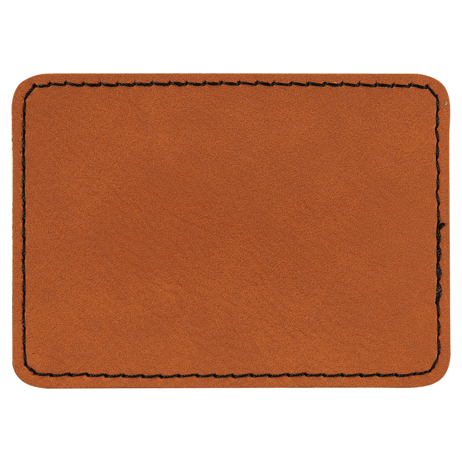 Custom Leatherette Rectangle Patch 3&quot; x 2&quot;