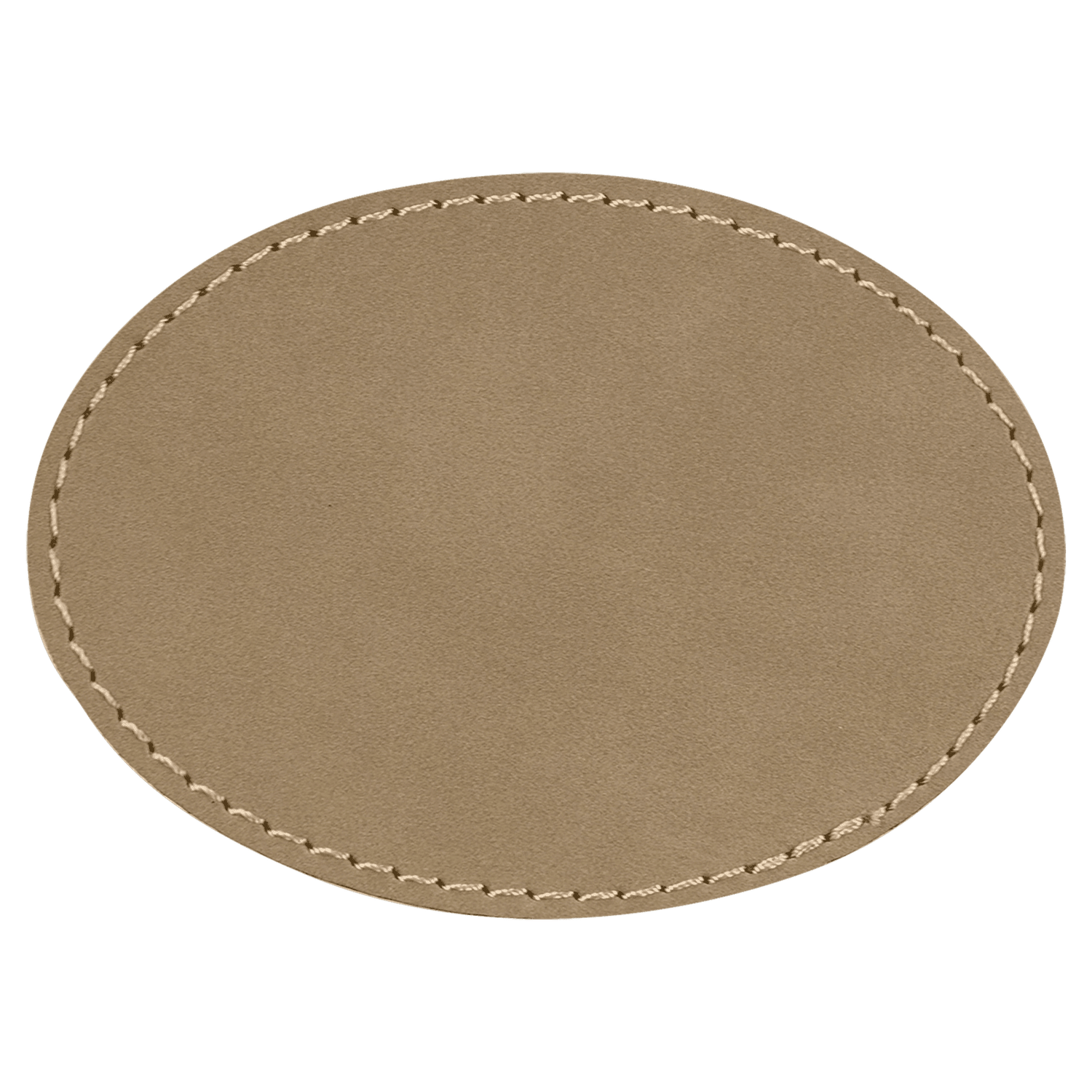 Custom Leatherette Oval Patch 3.5&quot; x 2.5&quot;