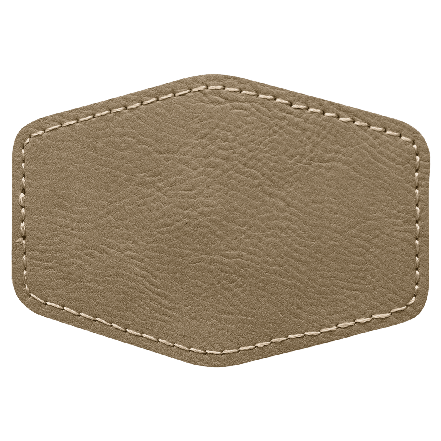 Custom Leatherette Hex 3.5&quot; x 2.5&quot;
