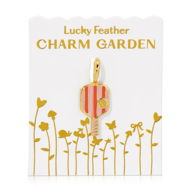 Charm Garden   Pickleball Charm Gold