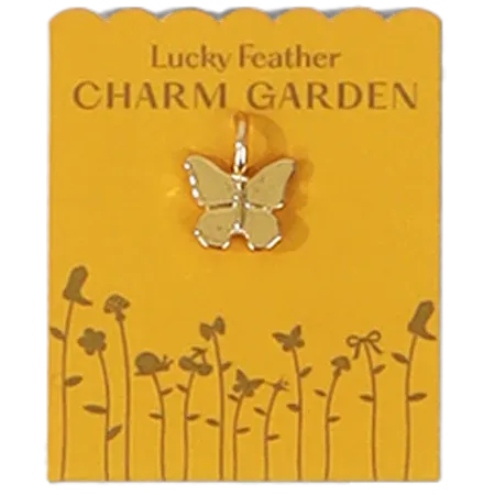 Charm Garden  Gold Butterfly Charm