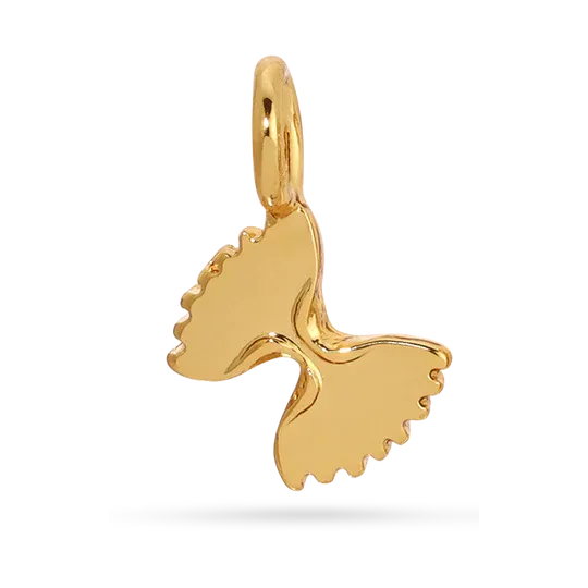 Charm Garden Bowtie Pasta Gold Charm