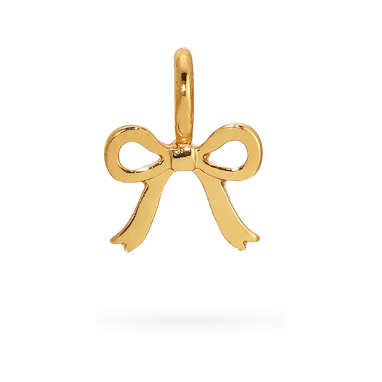 Charm Garden  Bow Charm Gold 