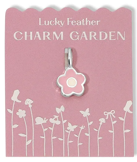 Charm Garden  Silver Flower Charm