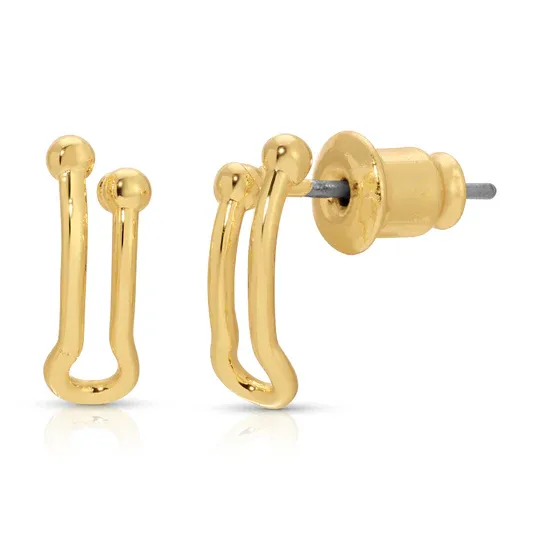 Charm Garden Add-A-Charm Gold Hoop Earrings 