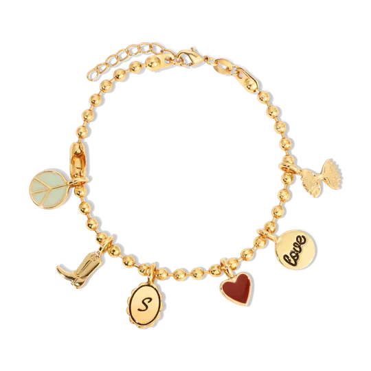 Charm Garden Bracelet Chain Gold 