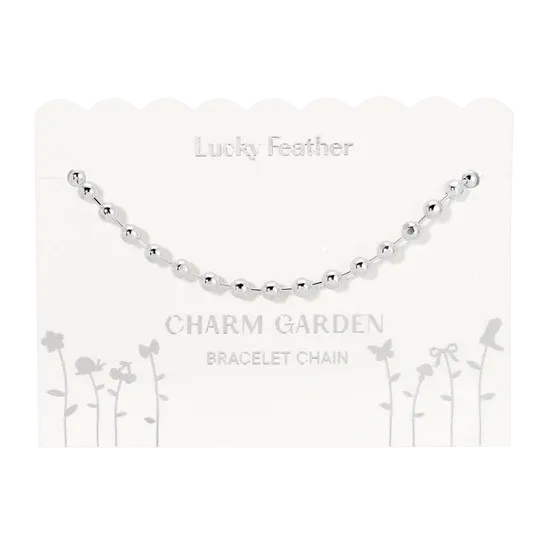 Charm Garden Bracelet Chain  Silver