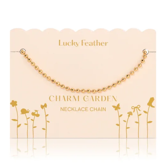 Charm Garden Necklace Chain Gold