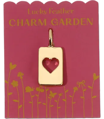 Charm Garden  Love Cut Out Heart Charm
