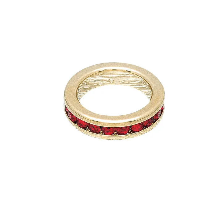 July (Ruby) Gold Original Birthstone Charm