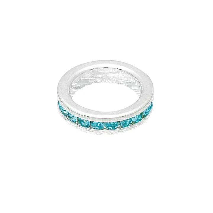 December(Turquoise)  White Gold Original Birthstone Charm