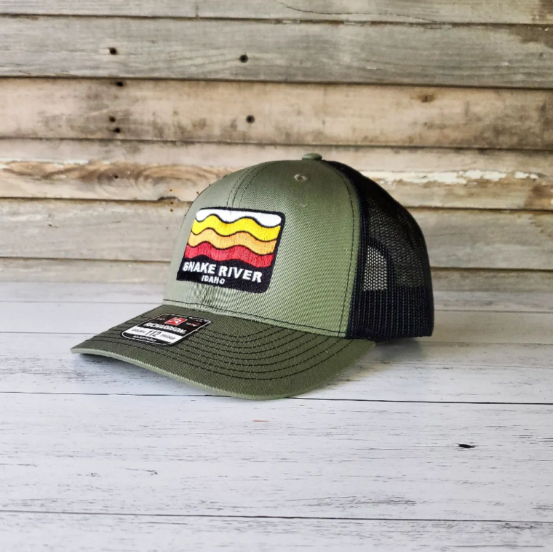 Retro Wave Trucker Hat - Loden