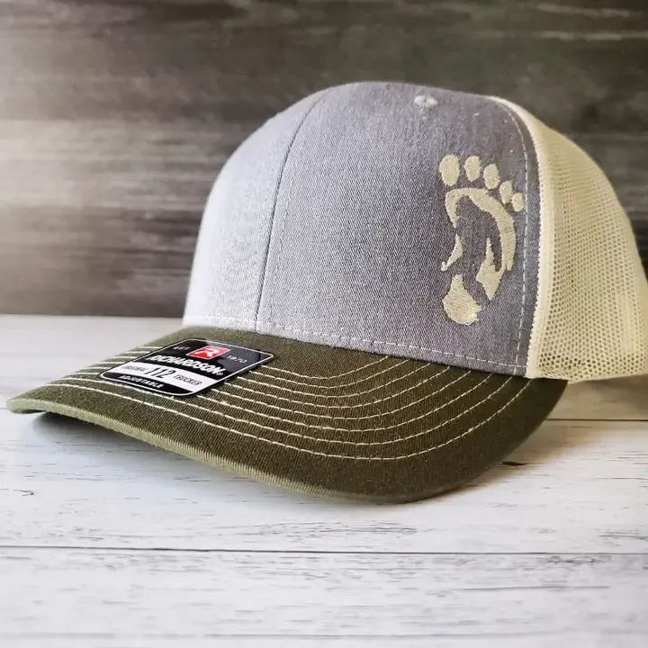 Bigfoot Footprint Silhouette Trucker Hat