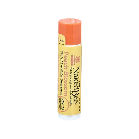 Naked Bee Lip Balm SPF15  Peach Blossom 