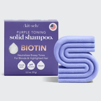 Purple Toning Solid Shampoo