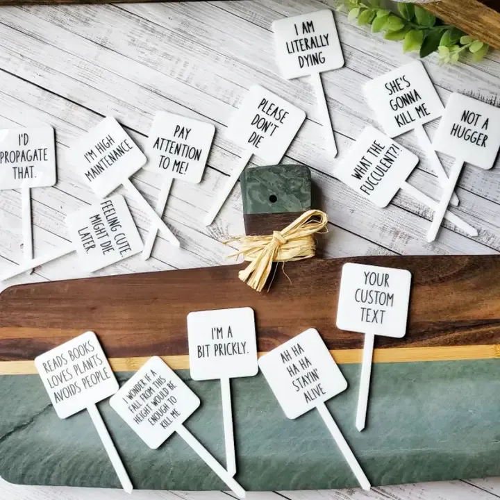 Snarky Plant Marker - I'm dying here