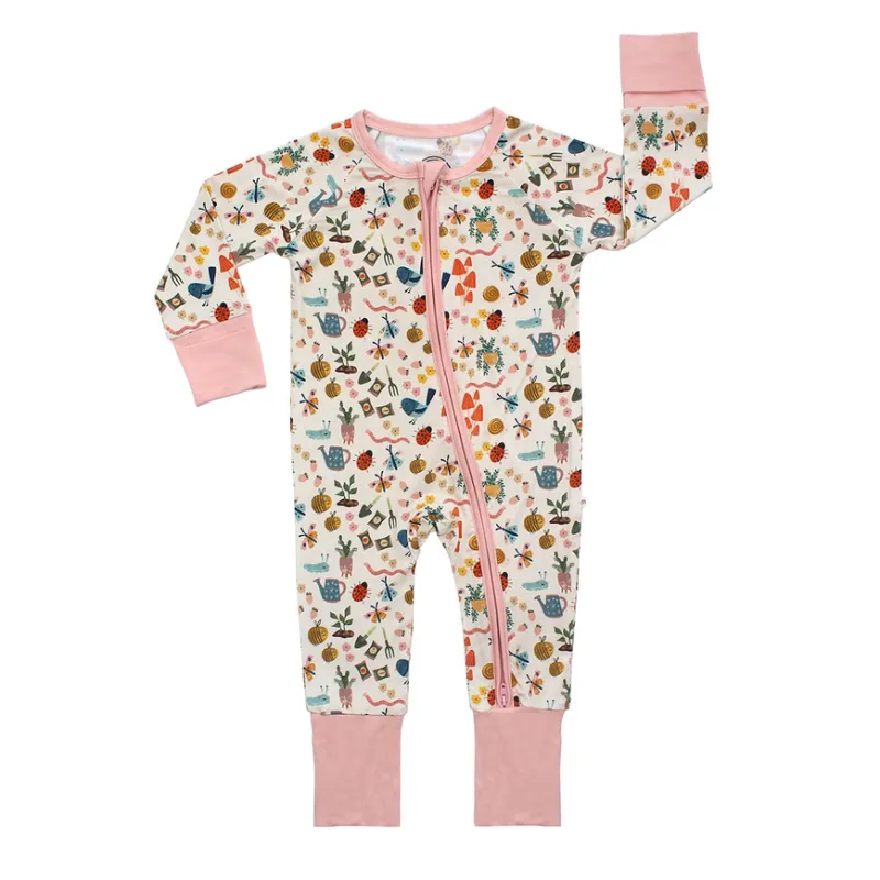 Garden Friends Bugs Bamboo Convertible Pjs 38.00 0-3M