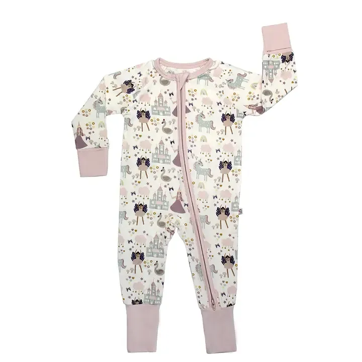 Once Upon a Time Convertible Bamboo Pjs 0-3M 