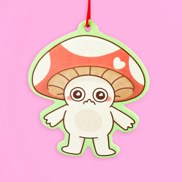 Embarrassed  Mushroom  Flower Field Car Freshener