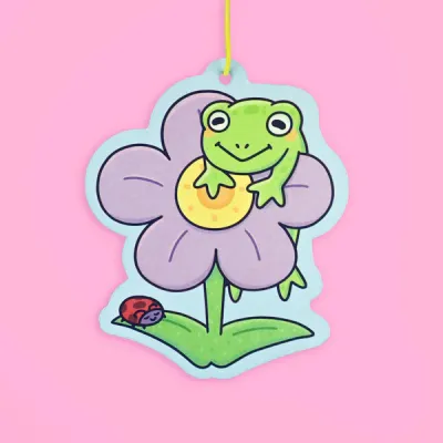 Frog Booty Air Freshener Frog Flower 