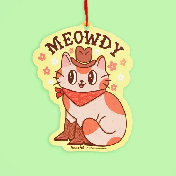 Meowdy Pineapple Partner  Car Freshener 