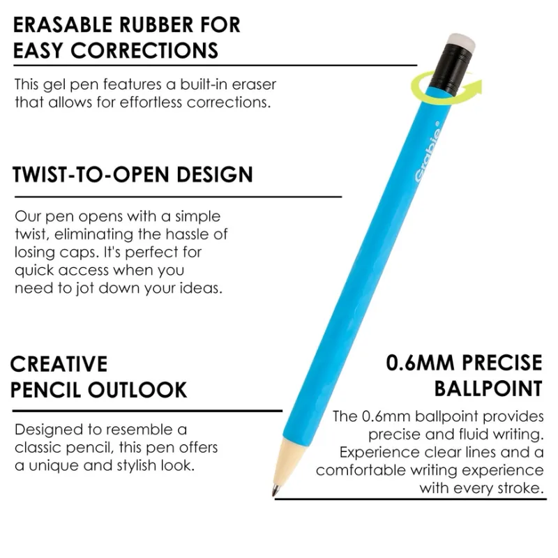 Medium Point Erasable Gel Pens - Rustic Reverie