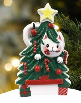 Kitty in Tree Ornament - PolarX
