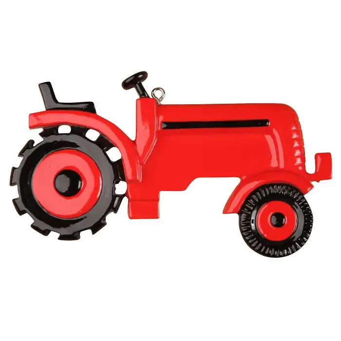 Red tractor ornament Polarx