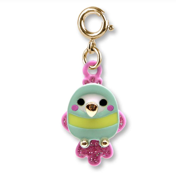 Gold Tropical Bird Charm