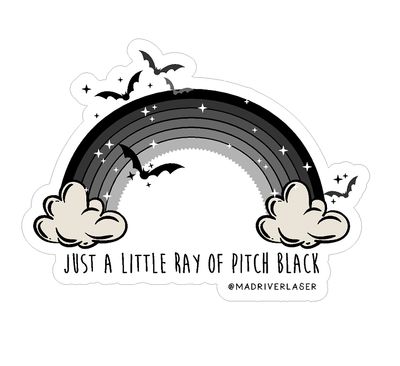 Ray of Pitch Black Sticker