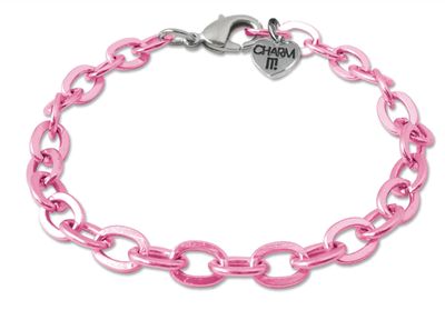 Pink Chain Necklace Charm it