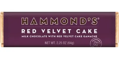 Hammond's Chocolate Bars Red Velvet Cake